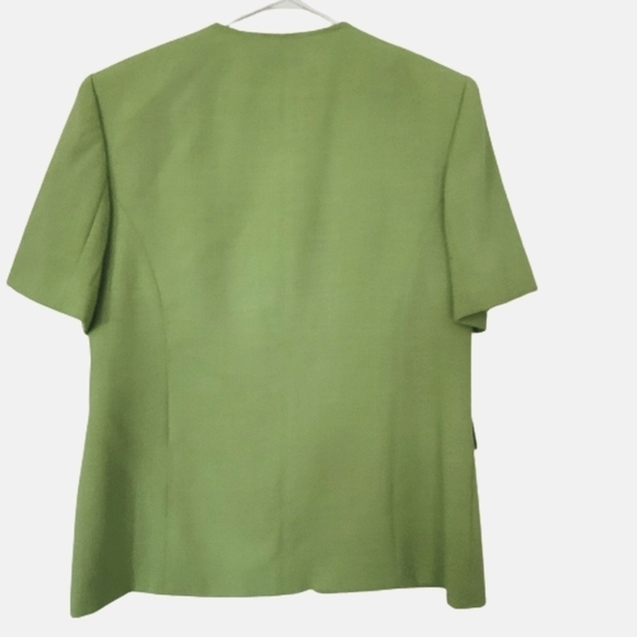 Vintage short sleeve button front blazer jacket - Picture 4 of 4